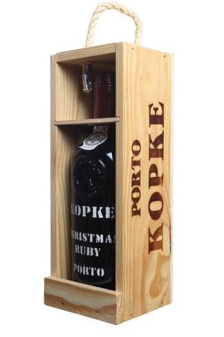 Kopke 'Christmas' Port (1/2 fles) in houten kistje