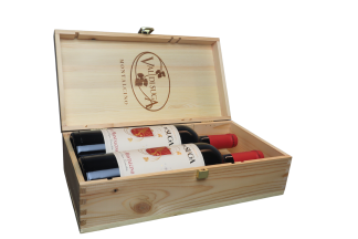 2020 Luxe kist met 2 flessen Rosso di Montalcino - Val di Suga