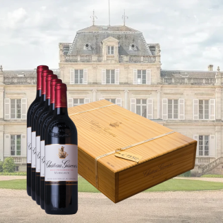 Jubileum kist 25 jaar Château Giscours - 6 jaargangen 1990 – 1995 – 2000 – 2005 – 2010 – 2015